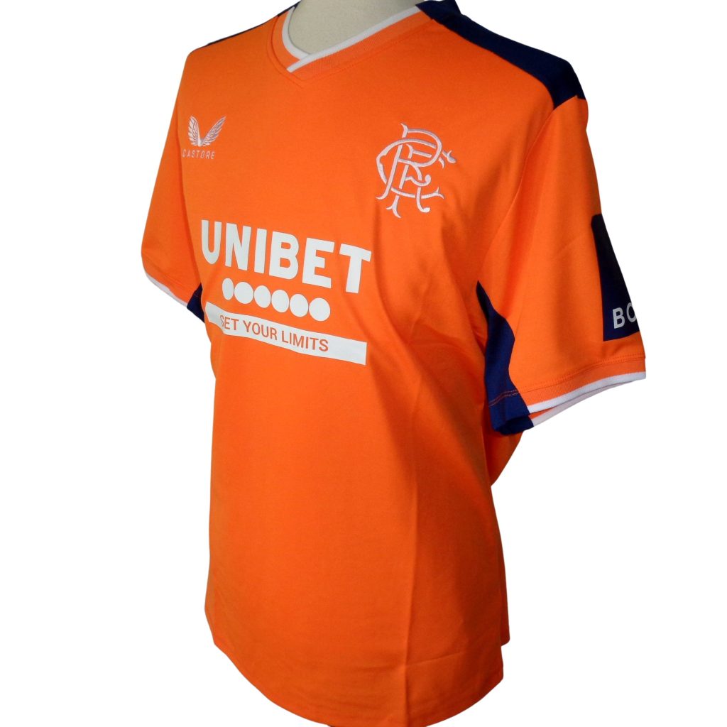 Hummel Rangers Fc Orange Kit 2018-19 Rangers Hummel Third Shirt *w