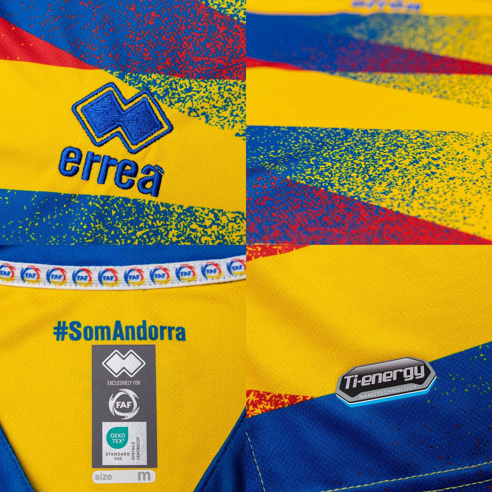 ANDORRA 2024-2026 Errea Mens Away Football Shirt (NEW- Multiple Sizes