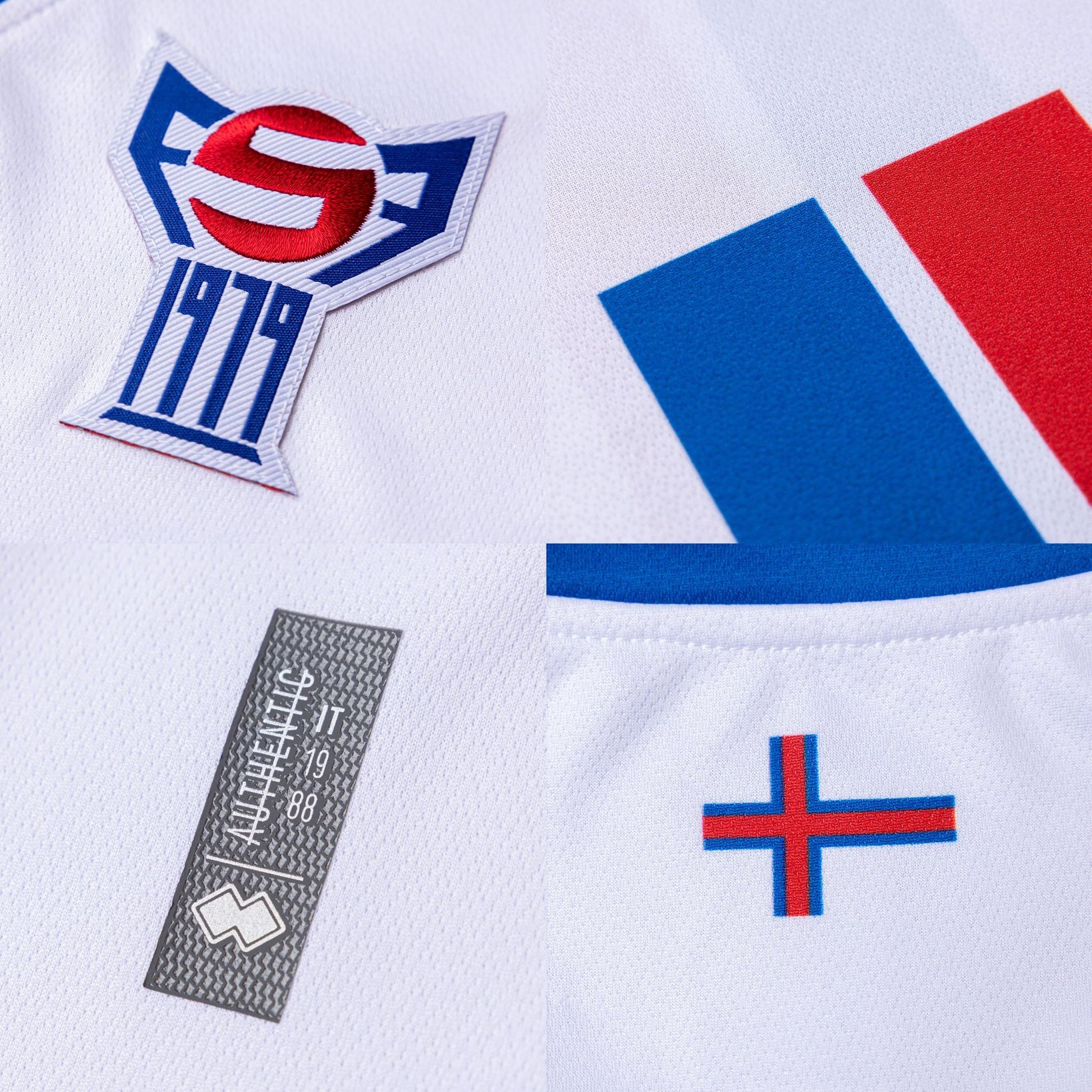 FAROE ISLANDS 2024-2026 Errea Mens Home Football Shirt (NEW- Multiple Sizes) - Image 2