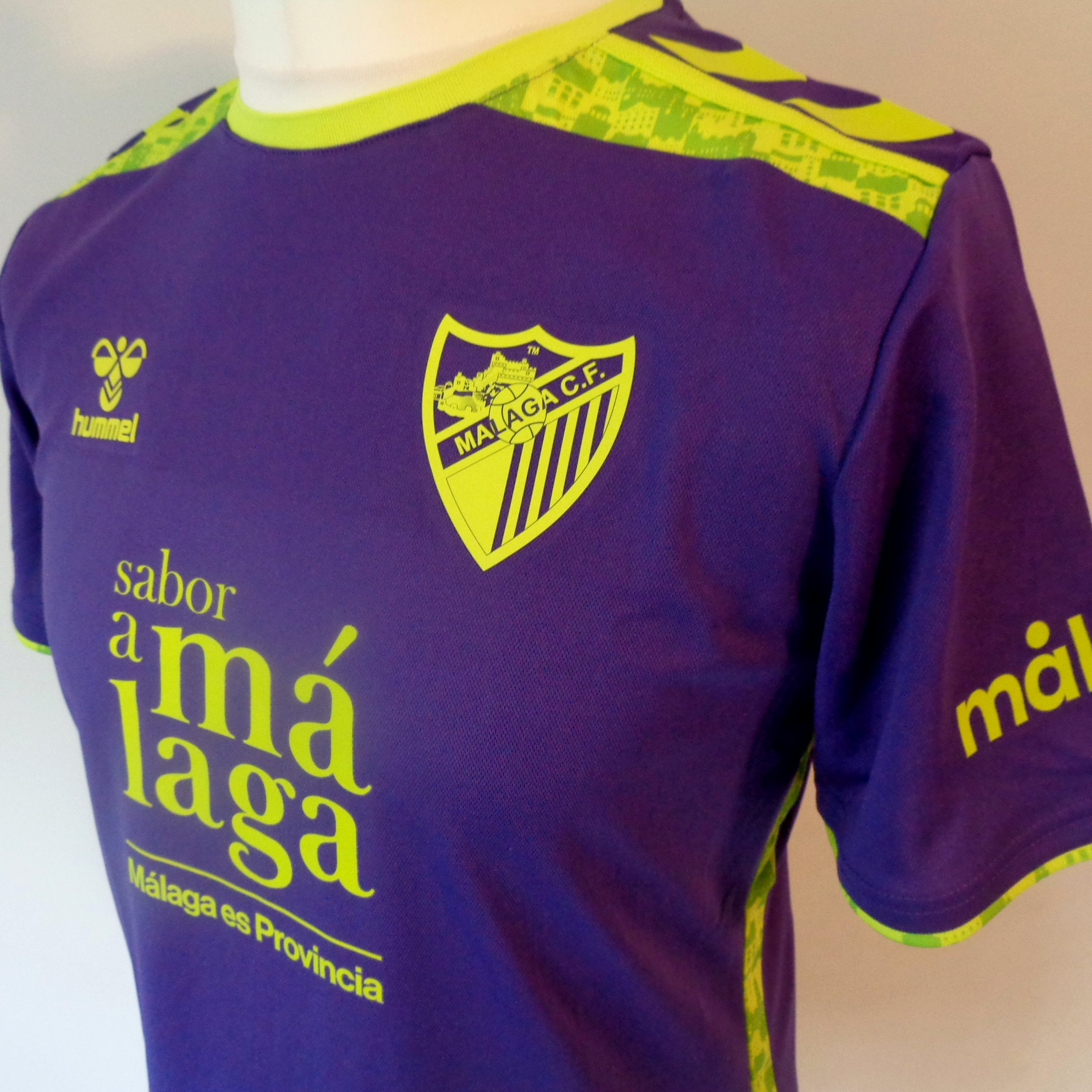 MALAGA CF Hummel 2024-2025 Away Football Shirt (NEW-Multiple sizes) - Image 6