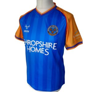 SHREWSBURY TOWN 2025-2026 Oxen Home Football Shirt (NEW- Multiple Sizes)