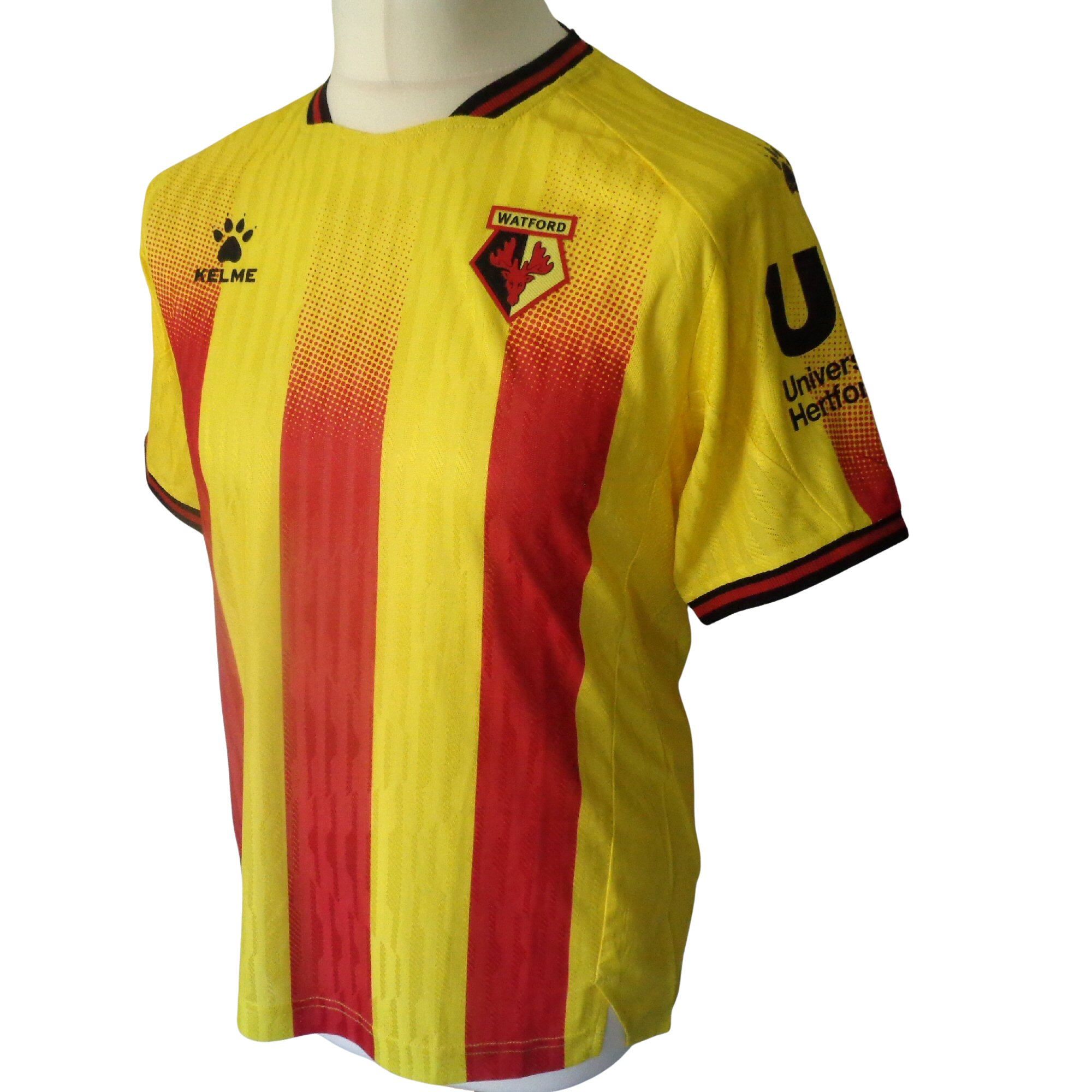 WATFORD FC Kelme 2025-2026 Home Football Shirt (NEW- Multiple Sizes)