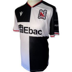 DARLINGTON FC Macron 2025-2026 Men's Home Football Shirt (NEW-Multiple Sizes)