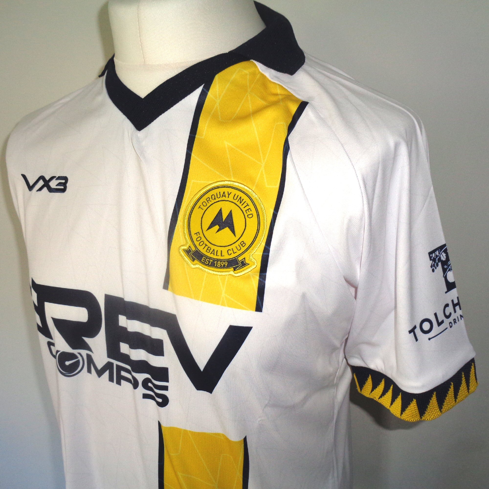 TORQUAY UNITED 2025-2026 VX3 Away Football Shirt (NEW- Multiple Sizes) - Image 4