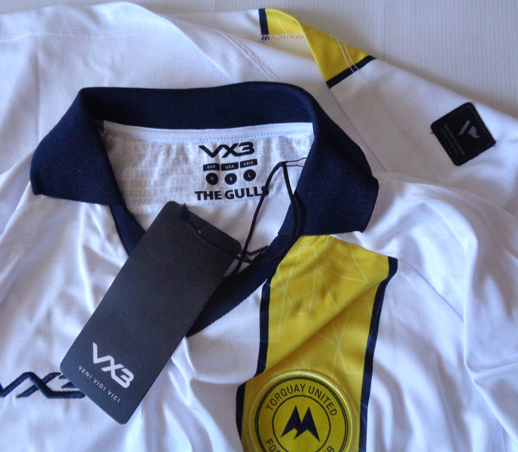 TORQUAY UNITED 2025-2026 VX3 Away Football Shirt (NEW- Multiple Sizes) - Image 2