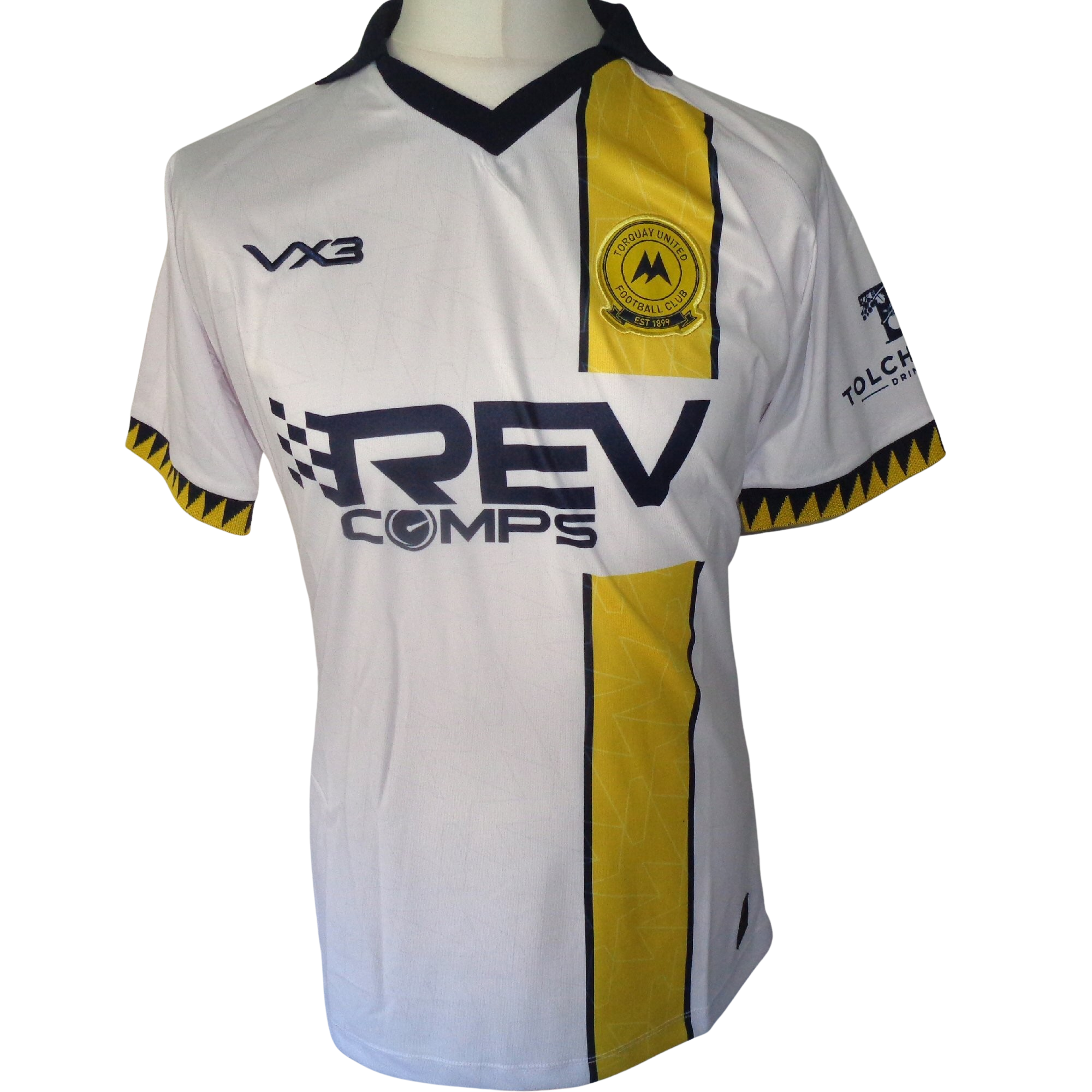 TORQUAY UNITED 2025-2026 VX3 Away Football Shirt (NEW- Multiple Sizes) - Image 8