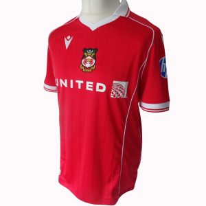 WREXHAM AFC Macron 2025-2026 Home Football Shirt (NEW- Multiple Sizes)