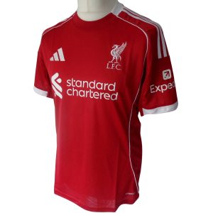 LIVERPOOL FC 2025-2026 Adidas Home Football Shirt (NEW- Multiple Sizes)